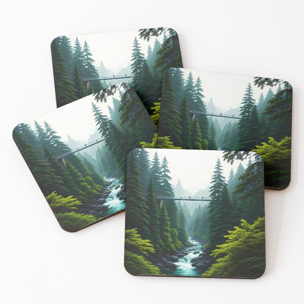 Item preview, Capilano Suspension Bridge: Wooden Canopy Walk in British Columbia designed and sold by LSVart.