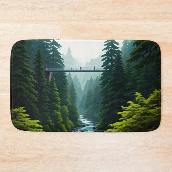 Item preview, Capilano Suspension Bridge: Wooden Canopy Walk in British Columbia designed and sold by LSVart.