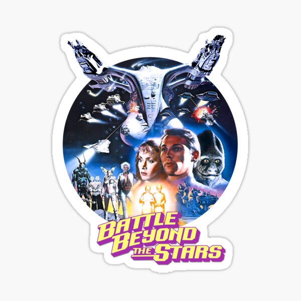 Item preview, Battle Beyond the Stars (For Light Shirts) designed and sold by Lost In Shirts.