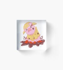 tiny pig Acrylic Block