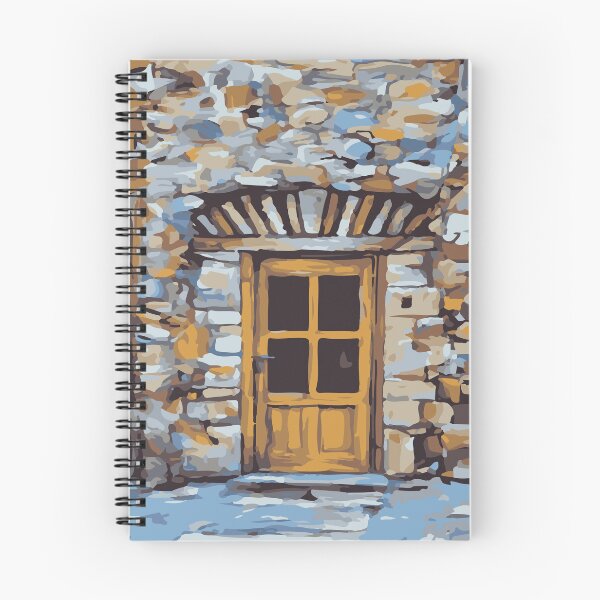 Item preview, Rustic Mexican Door – Real de Catorce Illustration | México Ilustrado Collection designed and sold by escarabajdesign.