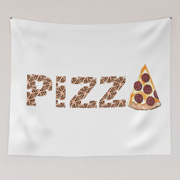 Item preview, Pizza Slice Typography designed and sold by Sartoris Art.