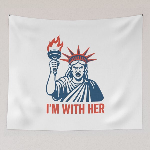 Item preview, I’m With Her – Fierce Liberty Protest  designed and sold by The Junto Shop.