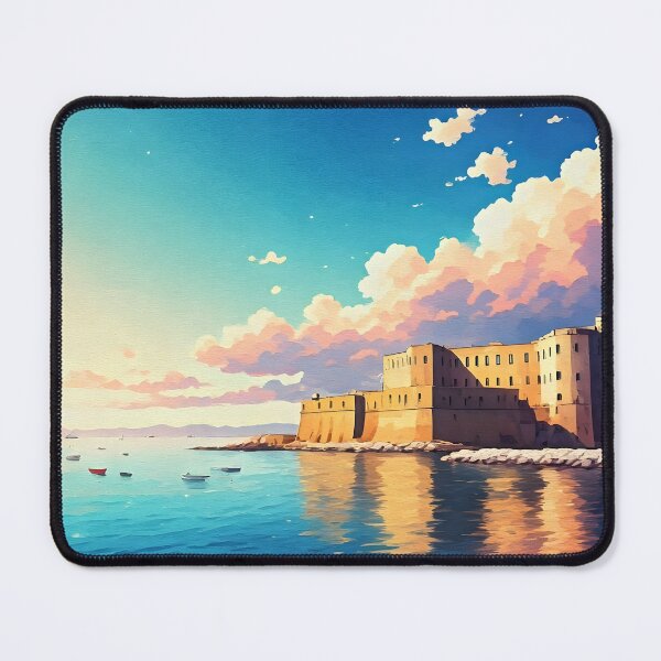 Item preview, Castel dell’Ovo: Naples’ Historic Seaside Fortress designed and sold by LSVart.