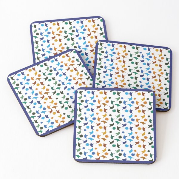 Item preview, Abstract geometric tessera of the Alhambra in Granada Arab art designed and sold by Martapp.