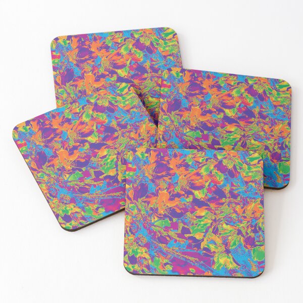 Item preview, Abstract Colorful Flipped Flowers 5 designed and sold by SXW Designs.