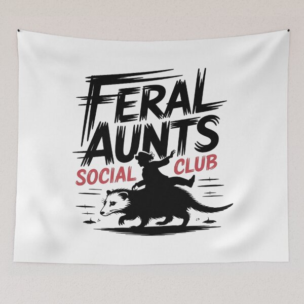 Item preview, Feral Aunts Social Club designed and sold by Redgiant87x.