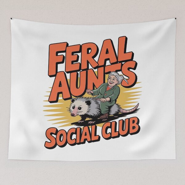 Item preview, Feral Aunts Social Club designed and sold by Redgiant87x.