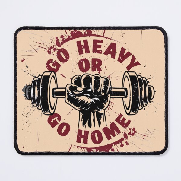 Item preview, Gym Lover - Go Heavy Or Go Home designed and sold by 123ks.