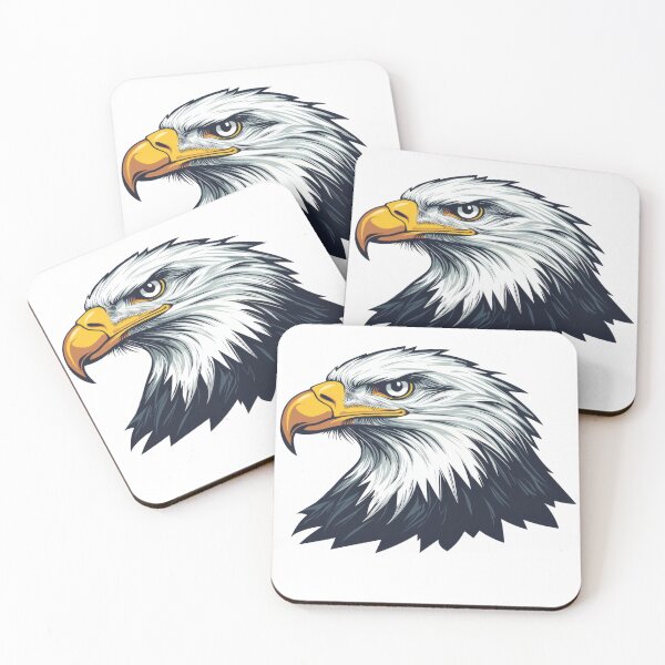 Item preview, Majestic Bald Eagle Head Illustration | Powerful American Symbol T-Shirt designed and sold by AchaRat.