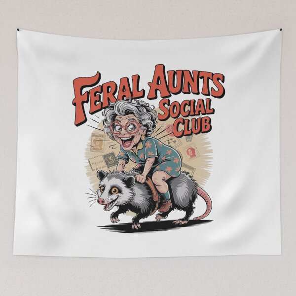 Item preview, Feral Aunts Social Club designed and sold by Redgiant87x.