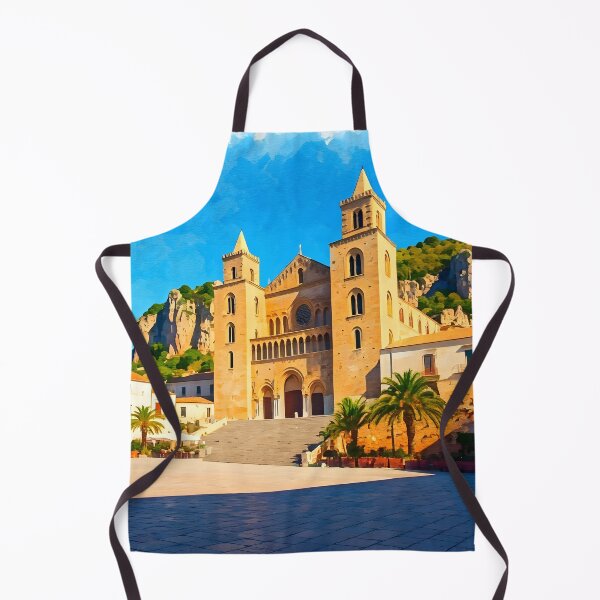Item preview, Cefalù Cathedral: Norman Twin‑Towered Majesty designed and sold by LSVart.