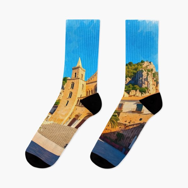 Item preview, Cefalù Cathedral: Norman Twin‑Towered Majesty designed and sold by LSVart.