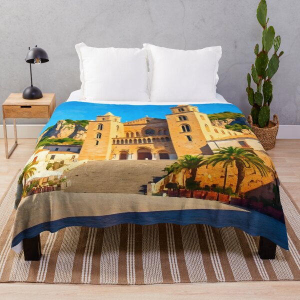 Item preview, Cefalù Cathedral: Norman Twin‑Towered Majesty designed and sold by LSVart.