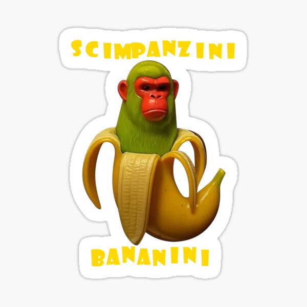 Item preview, Scimpanzini Bananini Italian Brainrot designed and sold by ALXORIGINALS.