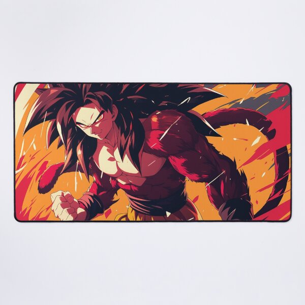 Aperçu de l'œuvre Primal Warrior Ascension | Impression puissante et audacieuse pour sous-mains et décoration créée et vendue par AnimeArsenalPrints.