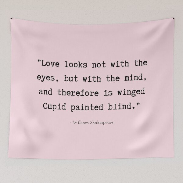 Item preview, A Quote about Love by William Shakespeare designed and sold by Poemit.