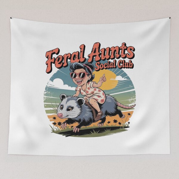 Item preview, Feral Aunts Social Club designed and sold by Redgiant87x.