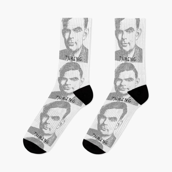 Item preview, Alan Turing Binary Computer Code Mathematician Portrait designed and sold by GrandeDuc.