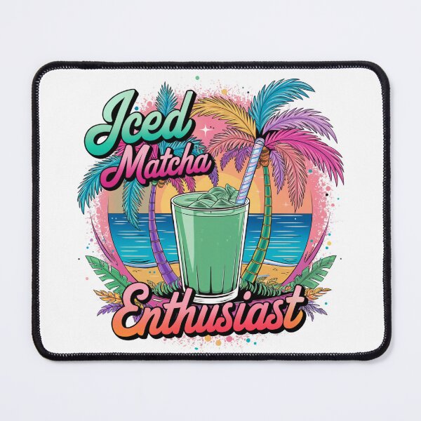 Item preview, Iced Matcha Enthusiast designed and sold by MadCatPrints.