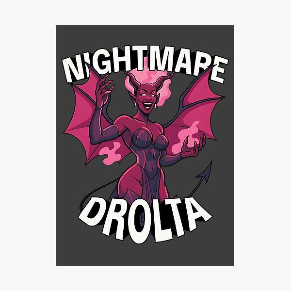 Item preview, Drolta Castlevania Netflix Fanart – Dark Sorceress Vector Sticker | Gothic Anime Style designed and sold by WAUZ.