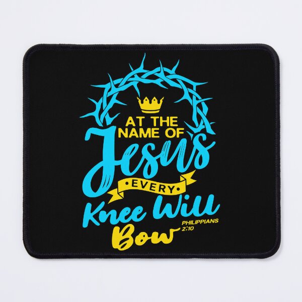 Item preview, Philippians 2:10 At The Name Of Jesus EVERY KNEE WILL BOW designed and sold by plushism.