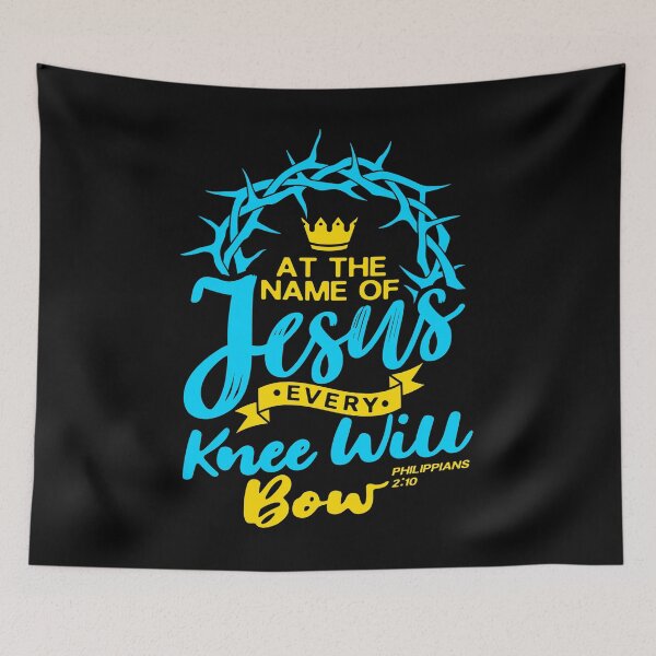 Item preview, Philippians 2:10 At The Name Of Jesus EVERY KNEE WILL BOW designed and sold by plushism.
