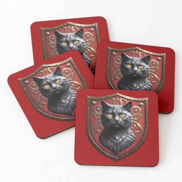 Item preview, EAUTIFUL RUSSIAN BLUE CAT COAT OF ARMS (#990000) designed and sold by Marlon Oseguera.
