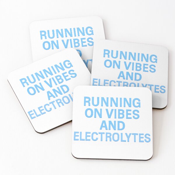 Item preview, Running on vibes and electrolytes designed and sold by Lucidorium.