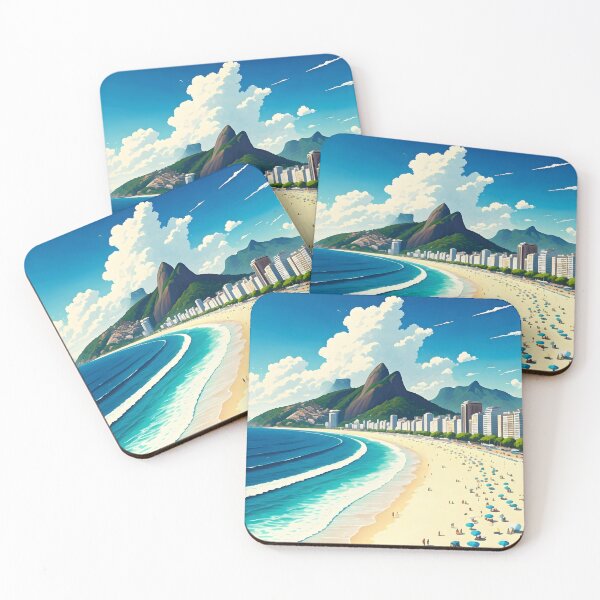 Item preview, Copacabana Beach, Rio de Janeiro: Lively Bustle & Sun‑Kissed Shores designed and sold by LSVart.