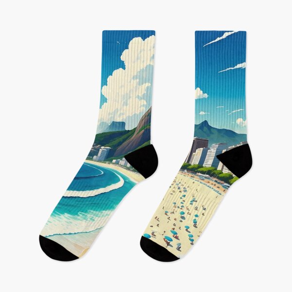 Item preview, Copacabana Beach, Rio de Janeiro: Lively Bustle & Sun‑Kissed Shores designed and sold by LSVart.