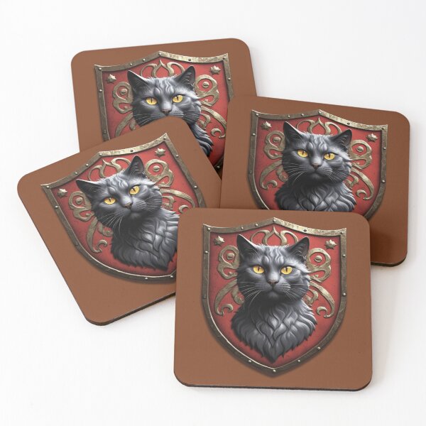 Item preview, BEAUTIFUL RUSSIAN BLUE CAT COAT OF ARMS (#793C1D) designed and sold by Marlon Oseguera.