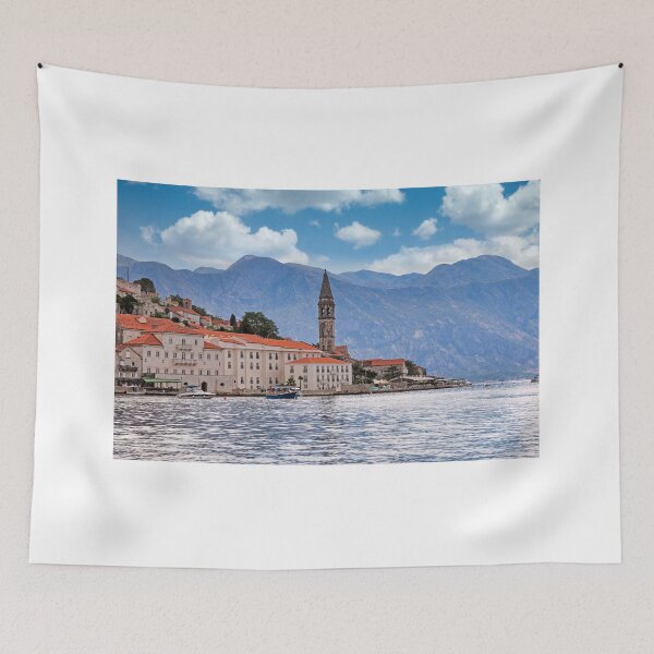 Item preview, Old town Perast cityscape, Kotor bay, Montenegro designed and sold by goceris.