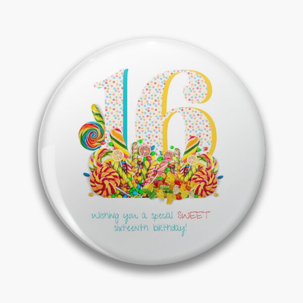 Item preview, Wishing you a special Sweet 16th Birthday! designed and sold by Megan Joy Designs.