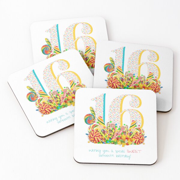 Item preview, Wishing you a special Sweet 16th Birthday! designed and sold by Megan Joy Designs.