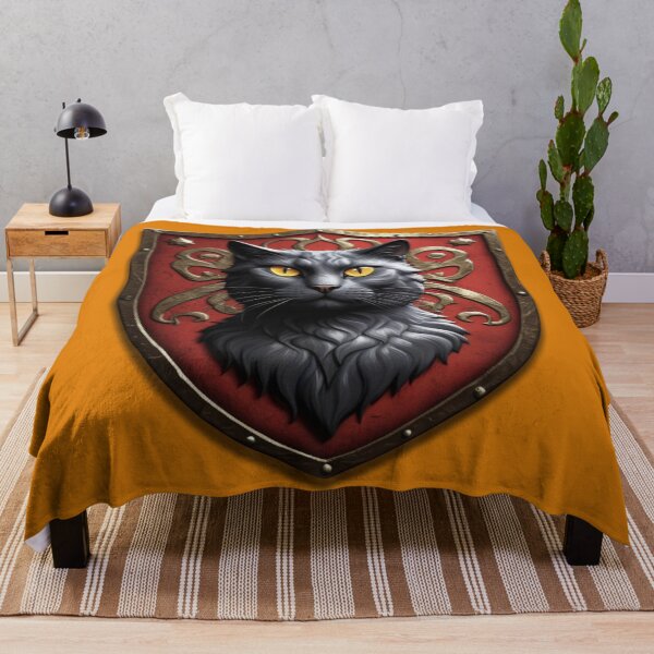Item preview, BEAUTIFUL RUSSIAN BLUE CAT COAT OF ARMS (#DE7D08) designed and sold by Marlon Oseguera.