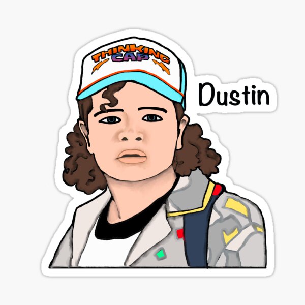 Artikel-Vorschau von Dustin aus Stranger Things, designt und verkauft von RosiesGallery.