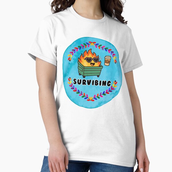Vista previa del artículo con la obra «Sobreviviendo el día», diseñado y vendido por Sunnie D.