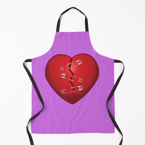 Item preview, Broken Heart with Safety Pins designed and sold by PIXEL POP DESIGNS - Beyond the Norm!.