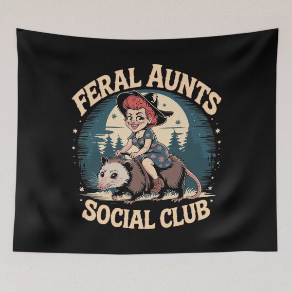 Item preview, Feral Aunts Social Club designed and sold by Redgiant87x.