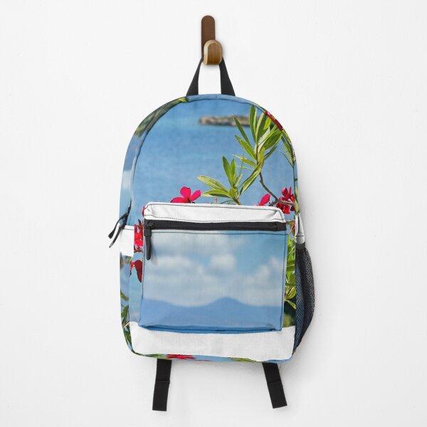 Item preview, Flowers and blured Mouse island,Corfu Greece designed and sold by goceris.