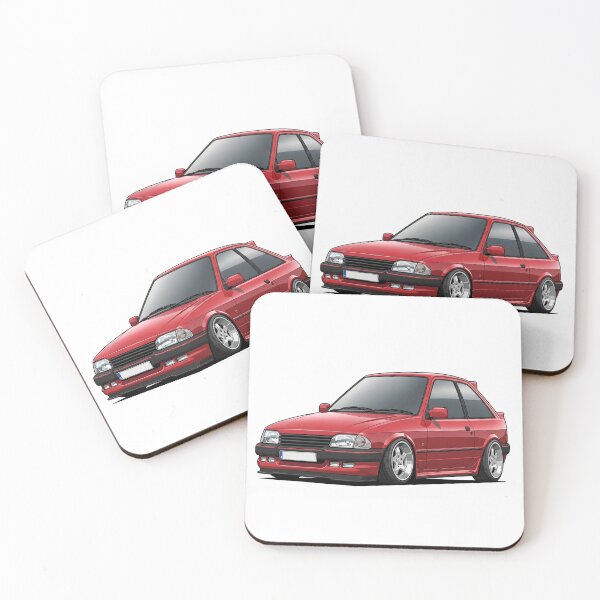 Item preview, Classic retro red car designed and sold by GingaDesigns.