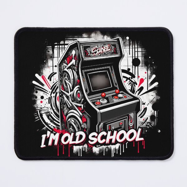 Item preview, I'm old school (Arcade Gamer) designed and sold by MisterMischief.