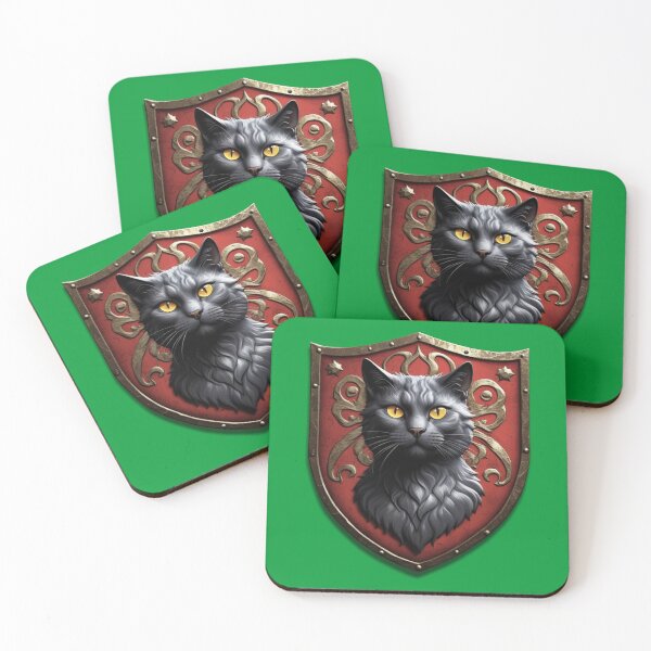 Item preview, BEAUTIFUL RUSSIAN BLUE CAT COAT OF ARMS (#009933) designed and sold by Marlon Oseguera.