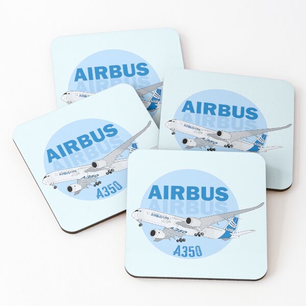 Item preview, Airbus A350 airplane  illustration logo art designed and sold by marlenaki.