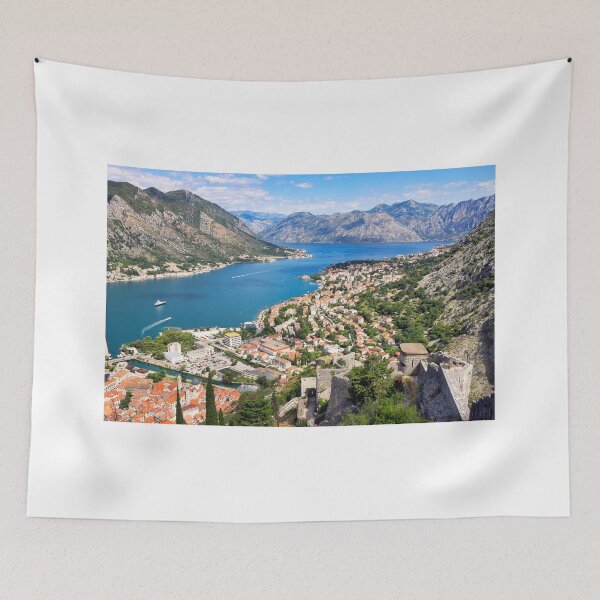 Item preview, Bay of Kotor in summer landscape,old town Kotor, Montenegro  designed and sold by goceris.