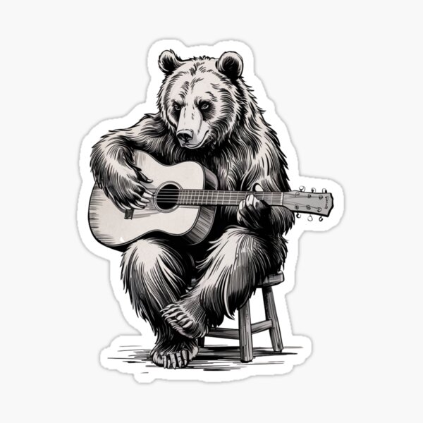 Item preview, Grizzly Guitar designed and sold by GemiGarp.