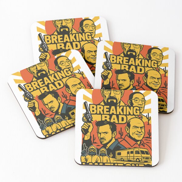 Item preview, Breaking Bad Retro Poster Art - I Am The One Who Knocks designed and sold by Mikiagent025.