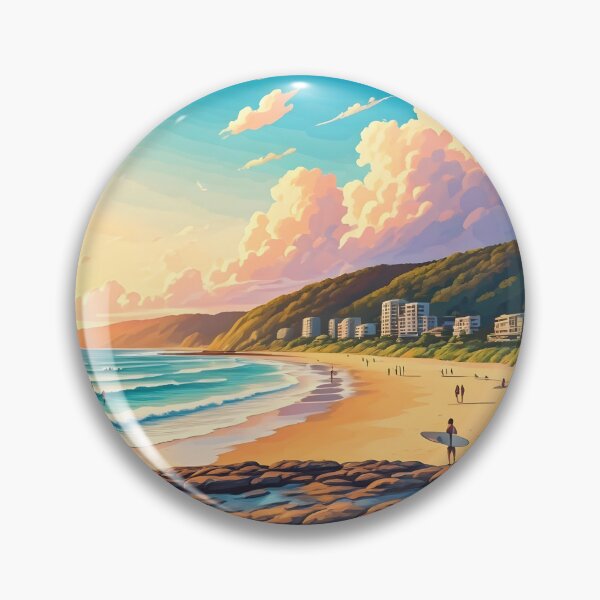 Item preview, Currumbin Beach: Gold Coast Coastal Bliss designed and sold by LSVart.