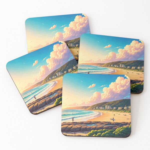 Item preview, Currumbin Beach: Gold Coast Coastal Bliss designed and sold by LSVart.